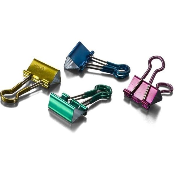 Officemate Officemate 1533766 Easy Grip Metallic Binder Clips; Small - Pack of 24 1533766